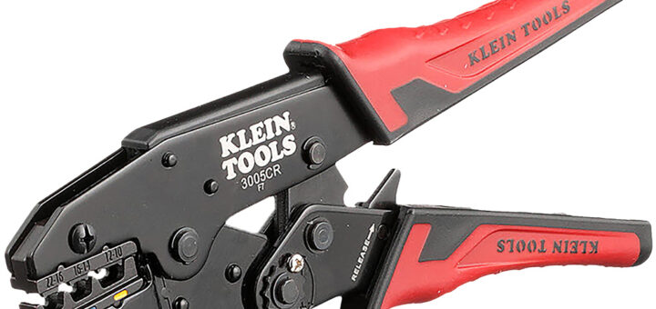Klein Tools 3005CR insulated-terminal ratcheting crimper