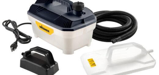 Wallpaper steamer tank with power cord, hose and large/small steam plates.
