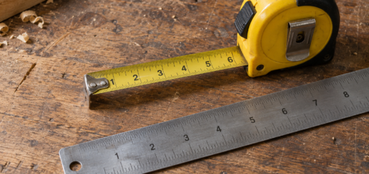 AI-generated editorial illustration of tape measure and ruler